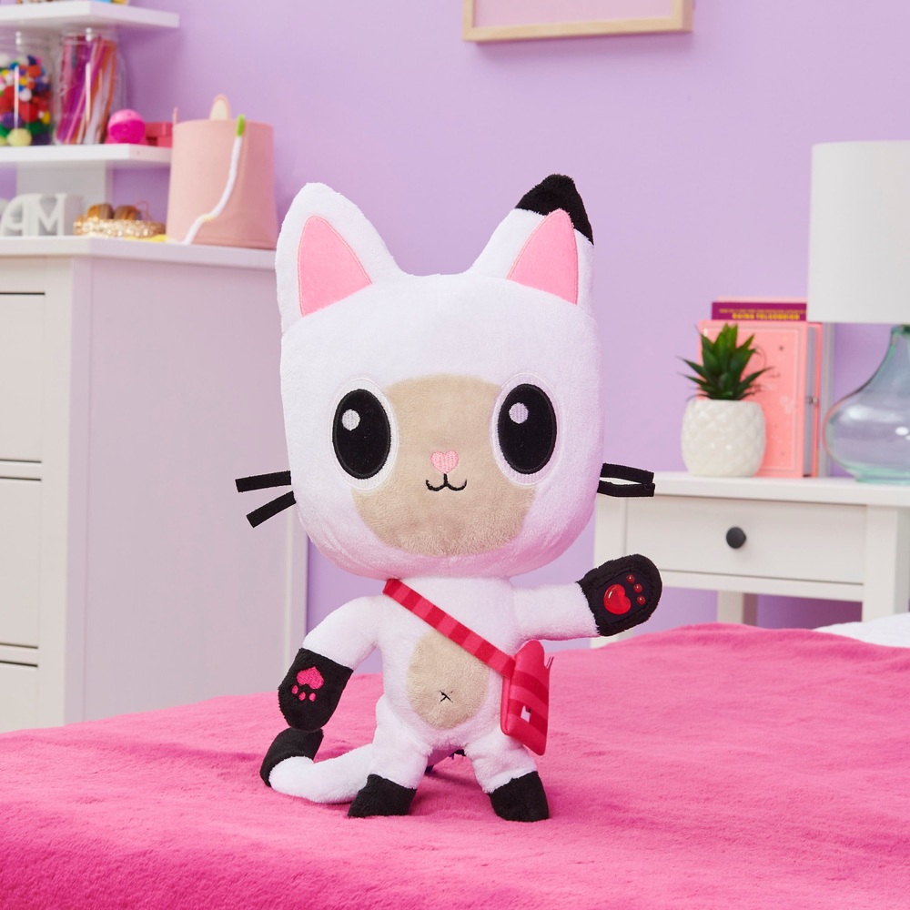 Gabby's Dollhouse 33cm Pandy Paws Plüschtier mit Lichtern, Geräuschen und Sätzen