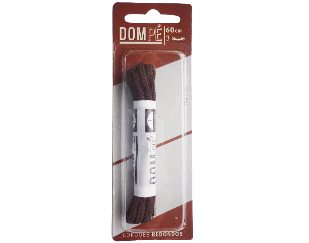 CORDÃO REDONDO DOM PÉ CASTANHO 60CM