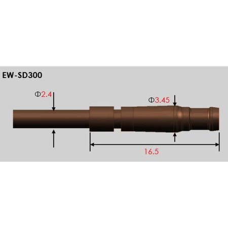 Di2 EW-SD300 Kabel für Shimano 12-fach-Schaltungen  schwarz  1200mm