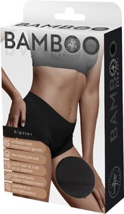 Naproz Bamboo Hipster Zwart L 1ST
