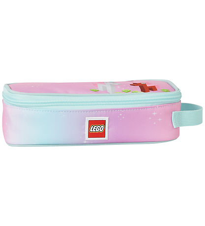 LEGO? Iconic Sparkle Penalhus - Blå/Pink m. Print