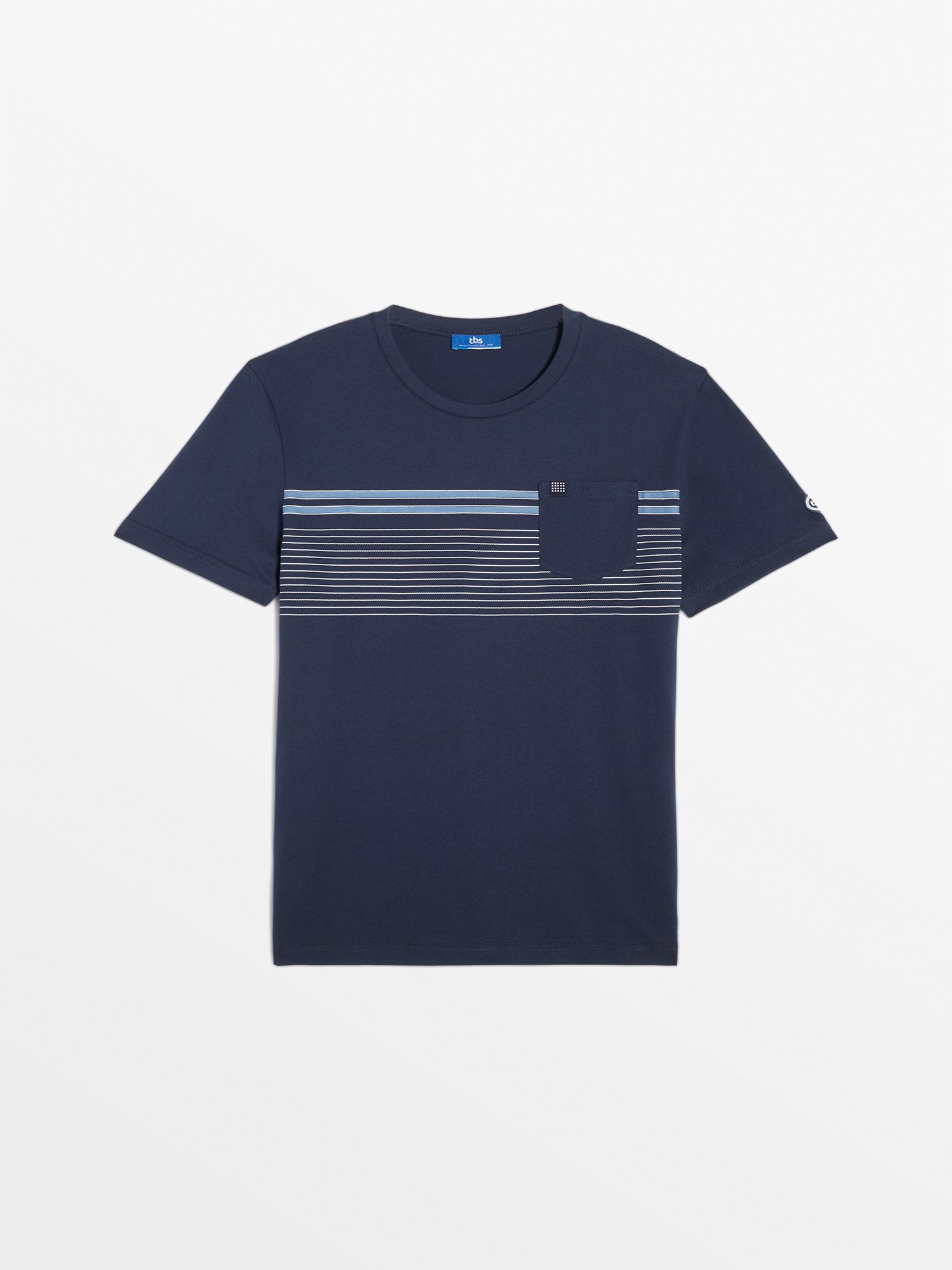 Tee Shirt Homme Coton Biologique Marine