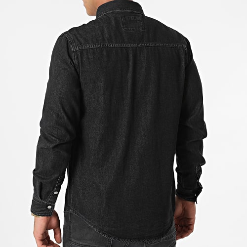 Chemise Manches Longues Noir