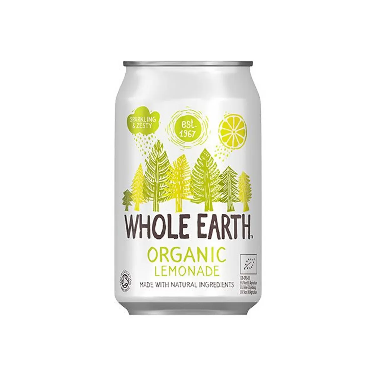 Whole Earth Lemonade Soda i dåse Ø - 330 ml.
