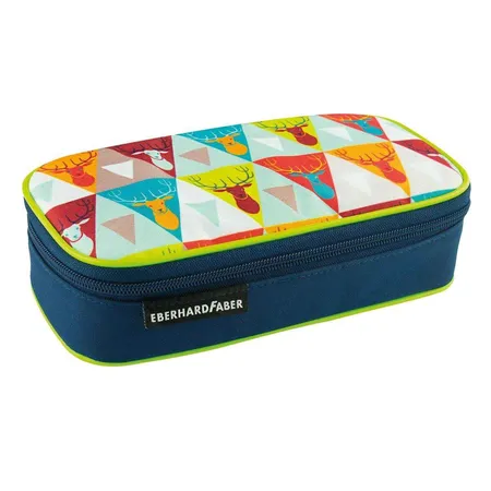 Eberhard Faber Jumbo Schlamperbox Hirsch, blau