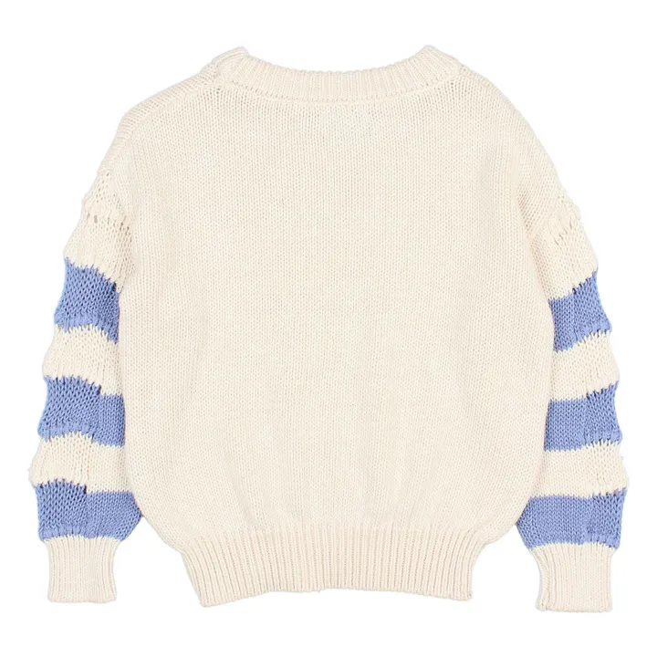 Búho Pull Fancy Rayé | Ecru