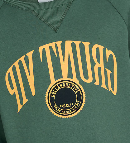 Grønt Sweatshirt - Campi - Dusty Green