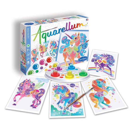 Jeu Aquarellum Junior Licornes