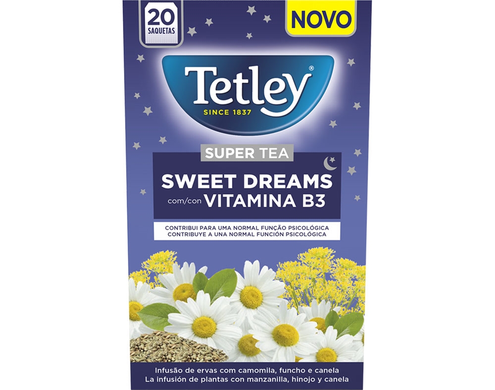 INFUSÃO TETLEY BONS SONHOS 20 SAQUETAS