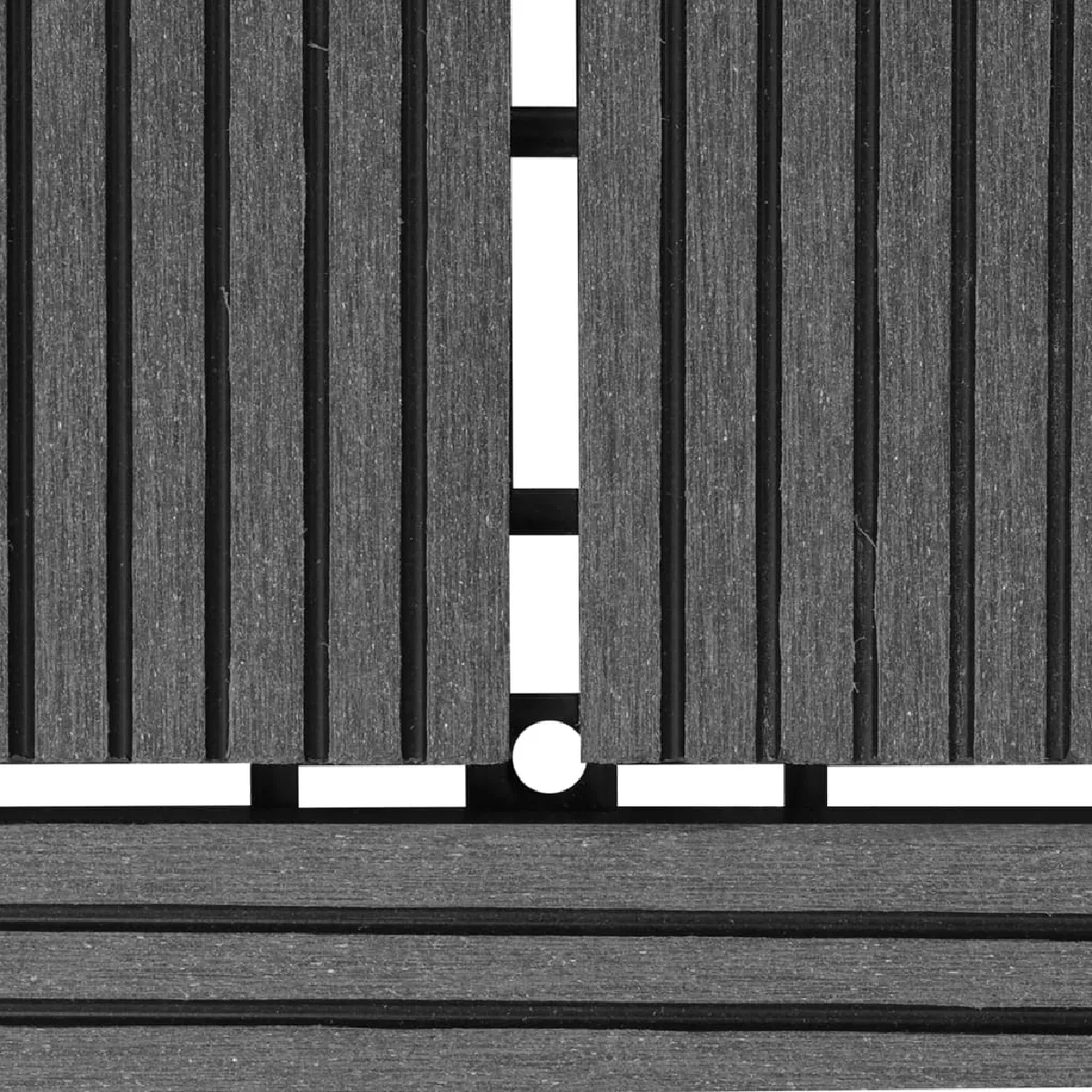 vidaXL Carreaux de terrasse 2m² - WPC Gris