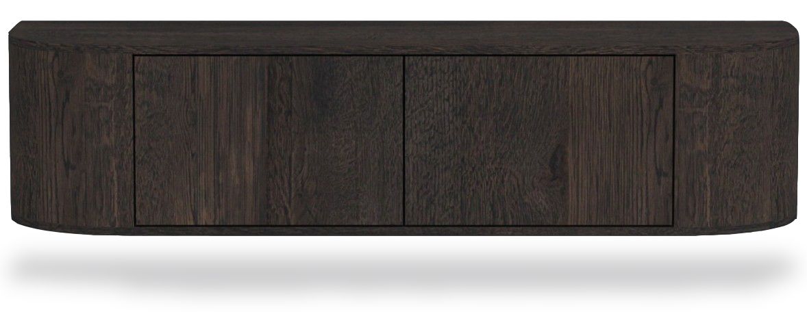 Hangend tv-meubel  Novero B140 x D35 x H33 cm