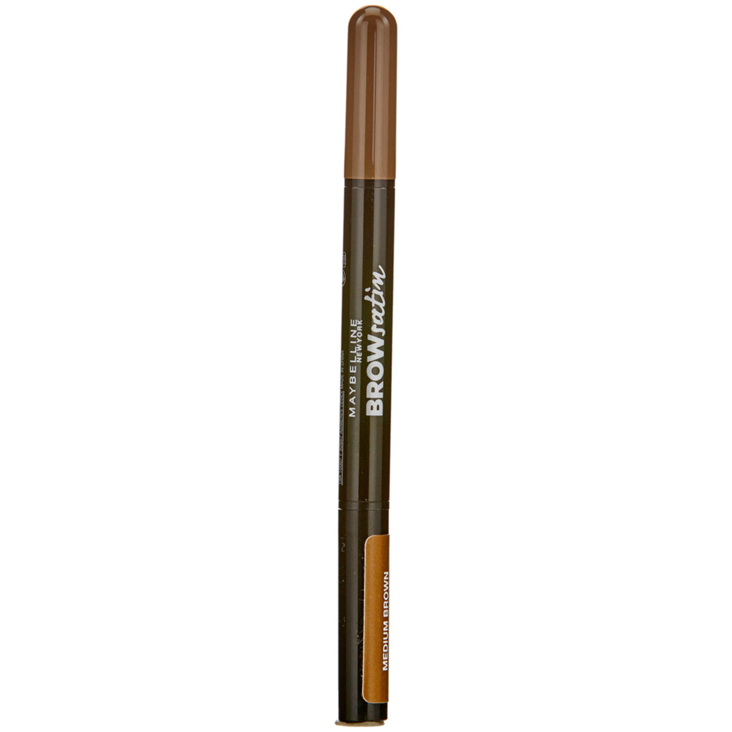 Maybelline NY Express Brow Satin Duo Augenbrauenstift und -puder Nr. 02 Medium Brown