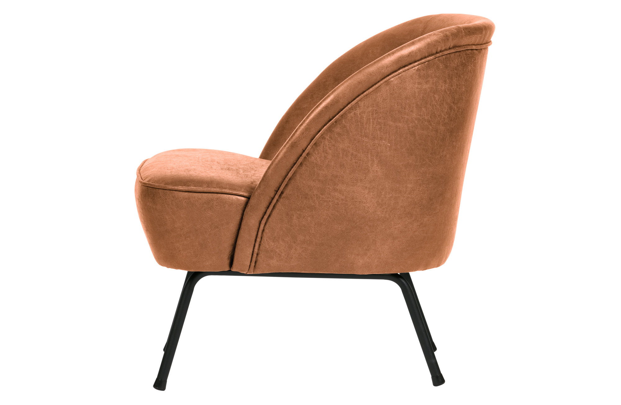 Fauteuil Vogue leer - Cognac