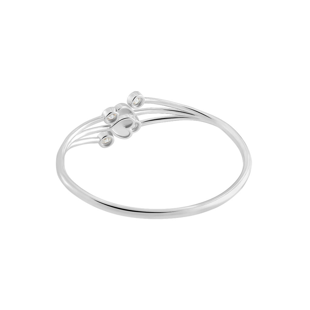 Bracelet Jonc Lowell Argent Oxyde De Zirconium