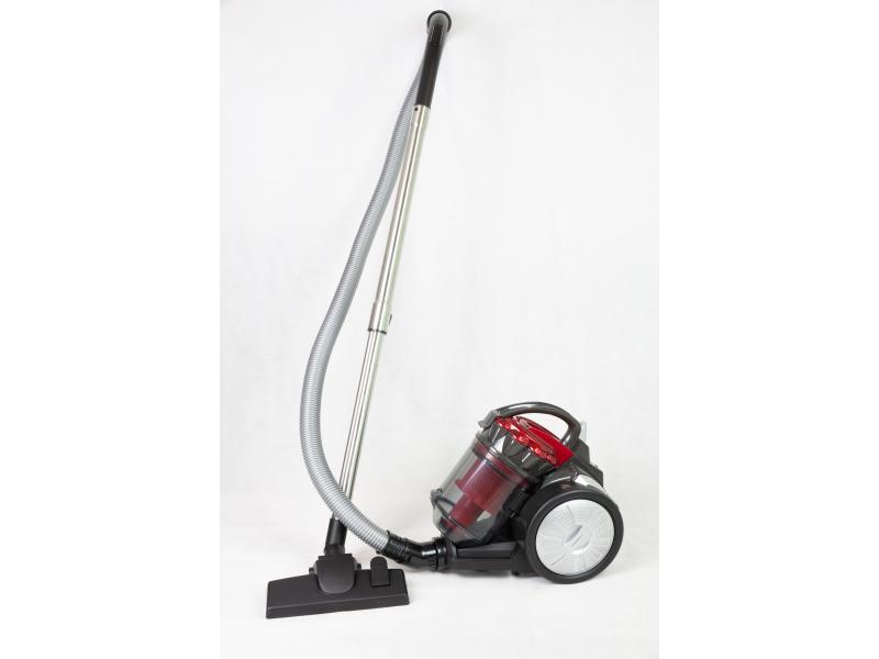 OHMEX Bodenstaubsauger Cyclonic Vacuum Cleaner Rot Multizyklon-Bodenstaubsauger