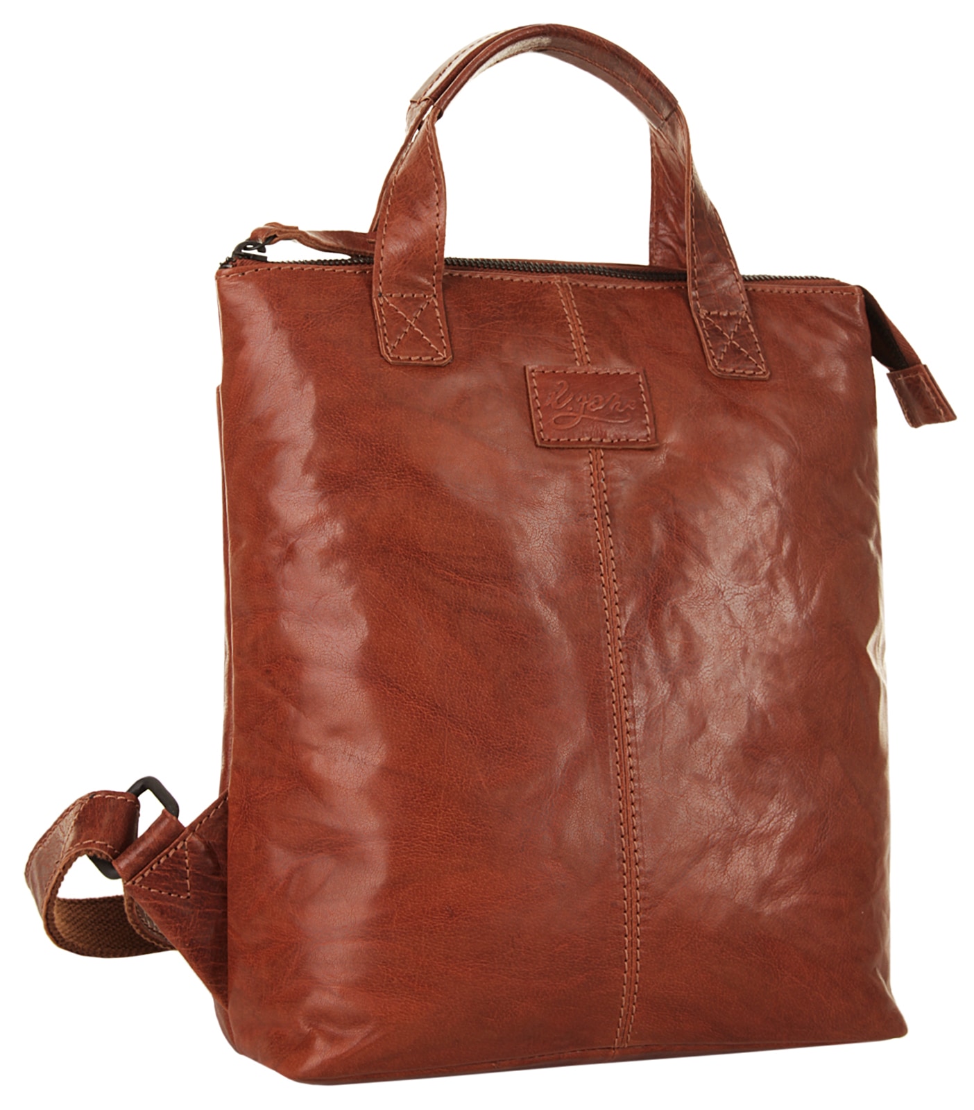 X-Zone Cityrucksack echt Leder