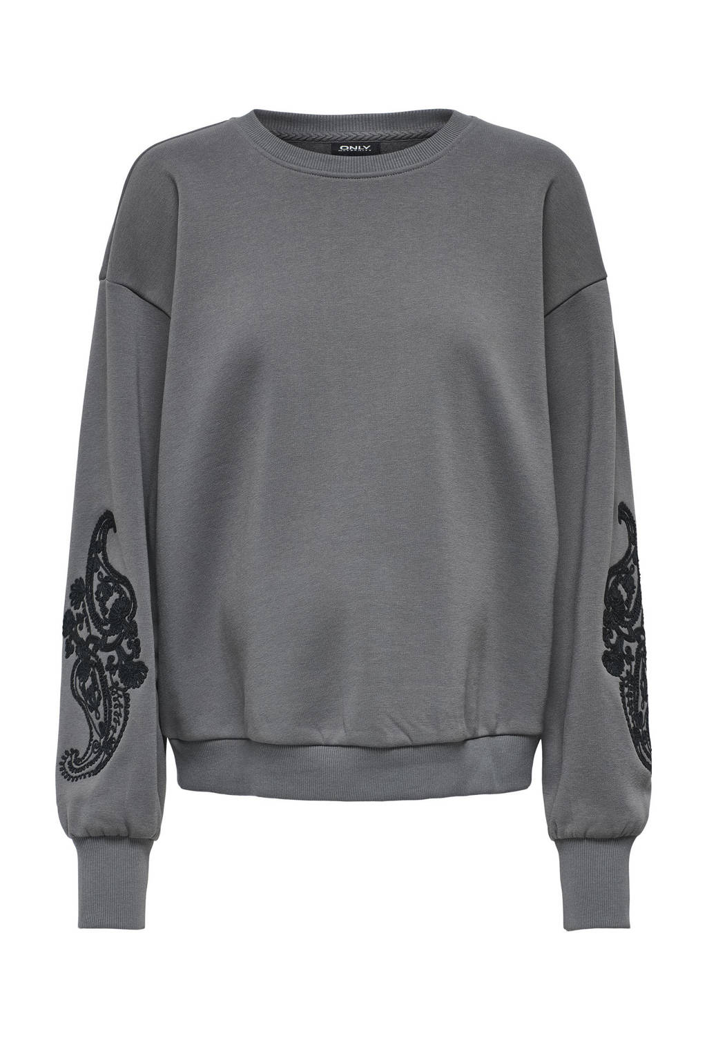 ONLY MATERNITY zwangerschapssweater grijs