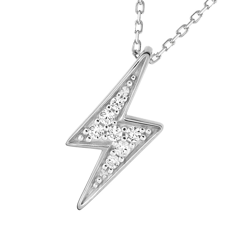 Collier Femme - Oxyde de zirconium - Or 18 Carats - Longueur : 42 cm