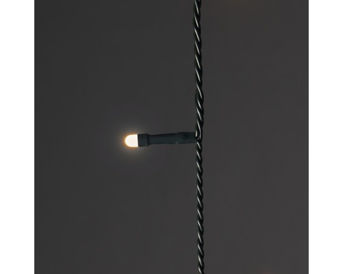 LED-boomwikkel met ring Konstsmide Ø 8 cm 5 strengen 200 LED's lichtkleur amber