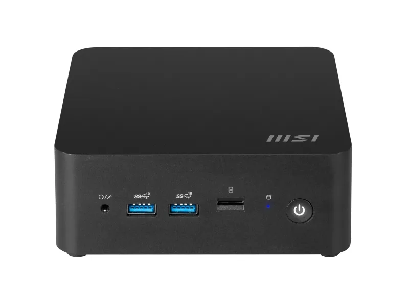 MSI - 1 op til - RAM 0 GB - ingen HDD - Gigabit Ethernet, 2.5 Gigabit Ethernet - 802.11a/b/g/n/ac/ax (Wi-Fi 6E) - intet OS - skærm: ingen - sort