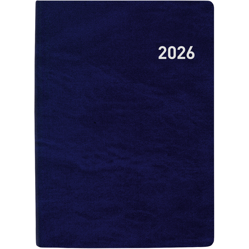 Biella Agenda 2026 Memento, 1 Woche / 2 Seiten, blau