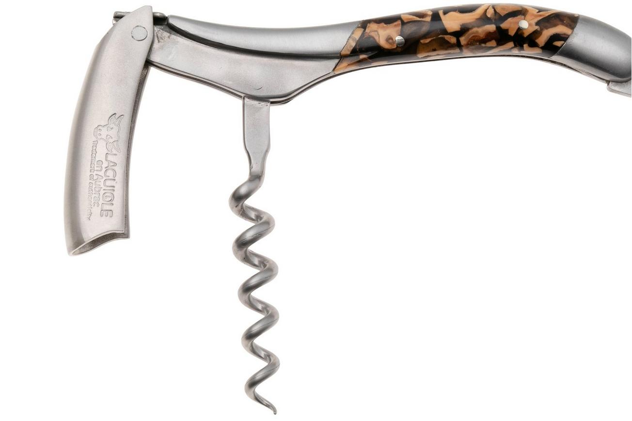 Laguiole en Aubrac Wine Opener Nuts Brown Acrylic, sommeliermes