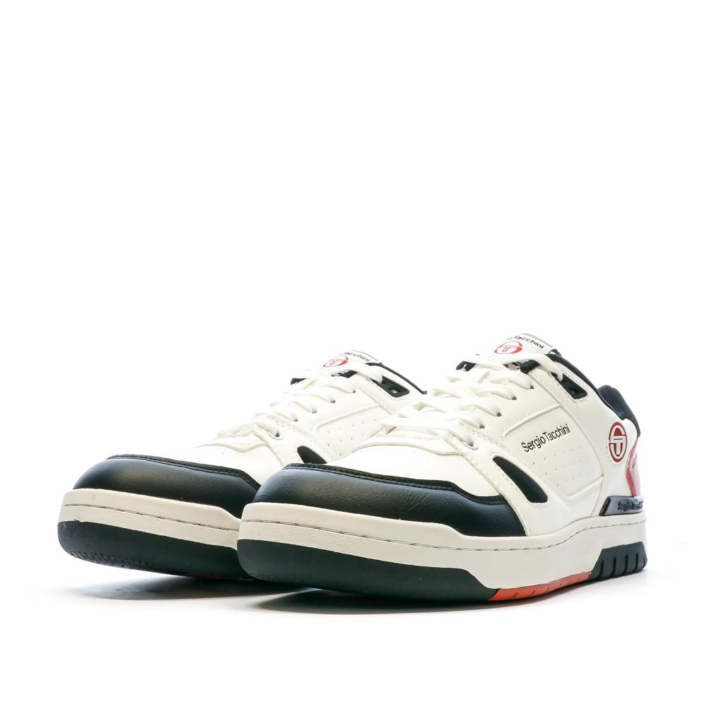 Sergio Tacchini Baskets Blanche/Noir/Rouge Homme Sergio TacchiniMilano