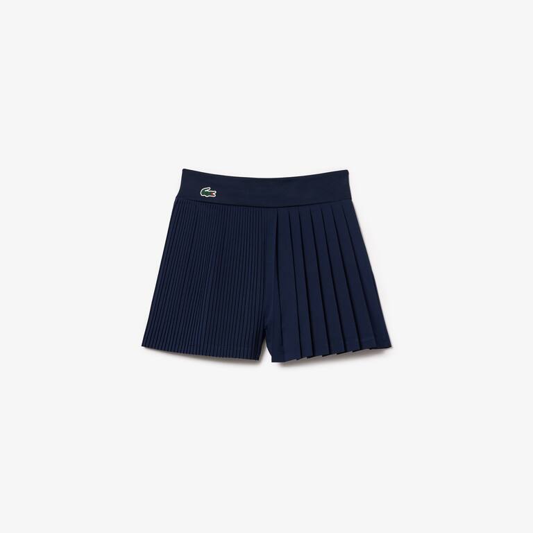 Short Tennis Ultra-Dry stretch avec shorty intégré Shorts - Bleu - Lacoste - Femme