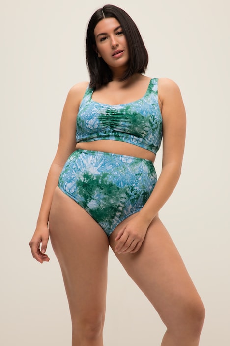 Bikini Slip, Panty, High Waist, Batik Print