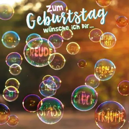 Depesche Klappkarte 3D Foto, quadratisch, 1 Stück, sortiert