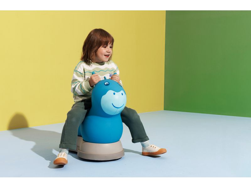 Micro Mobility Rutschfahrzeug Micro Air Hopper II Blue Kinderspielzeug für Spass, Abenteuer und Spannung