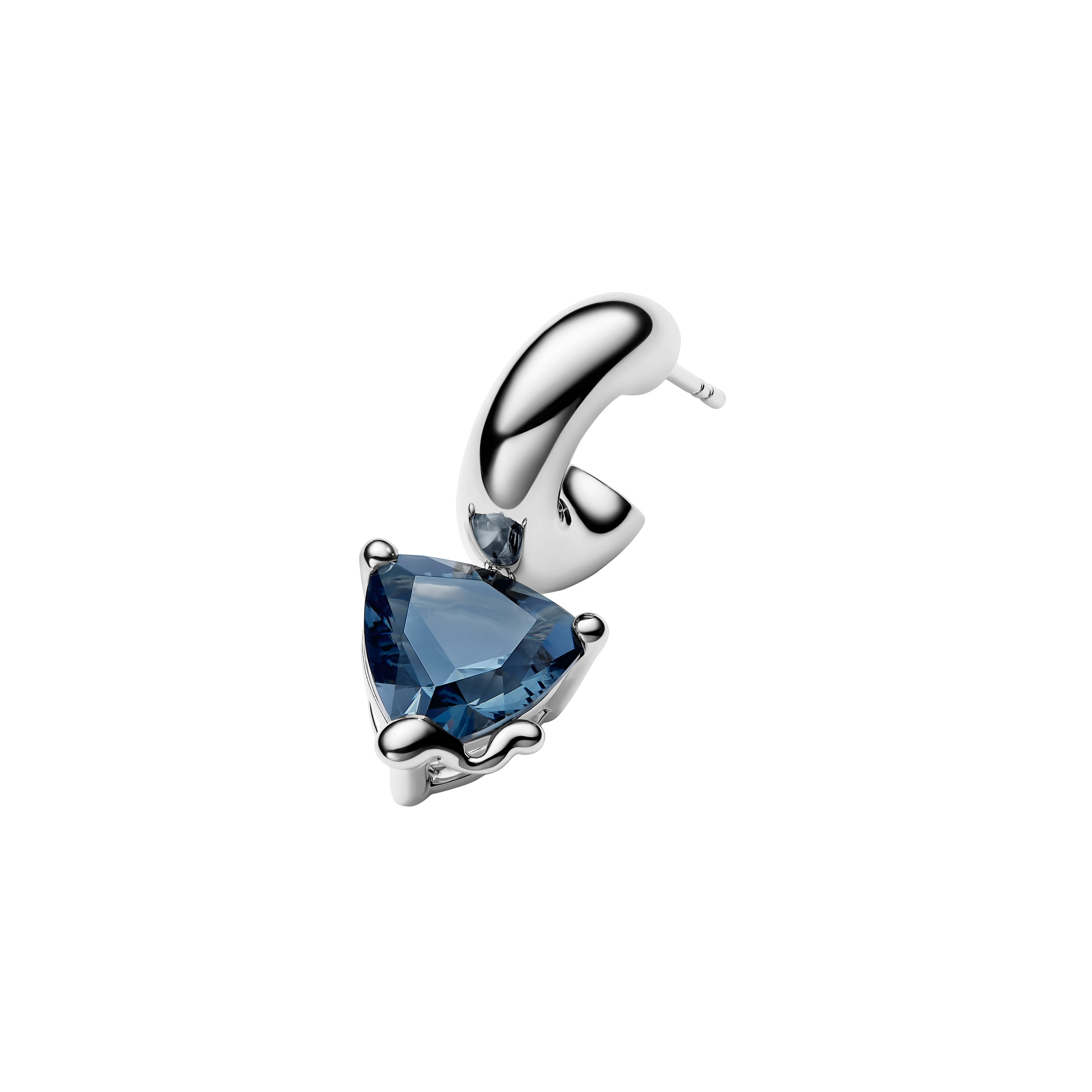 Maria Black  Omotesando Ramune hoop - sølv