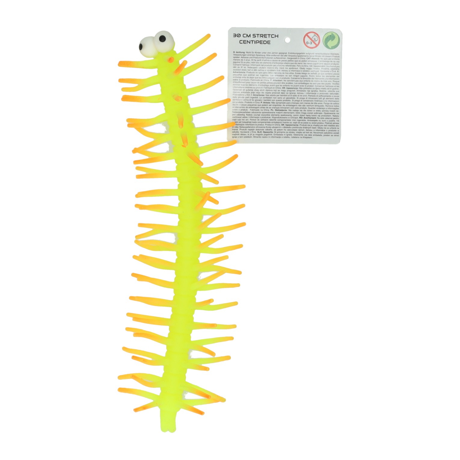 Stretch Duizendpoot Kleur, 25cm