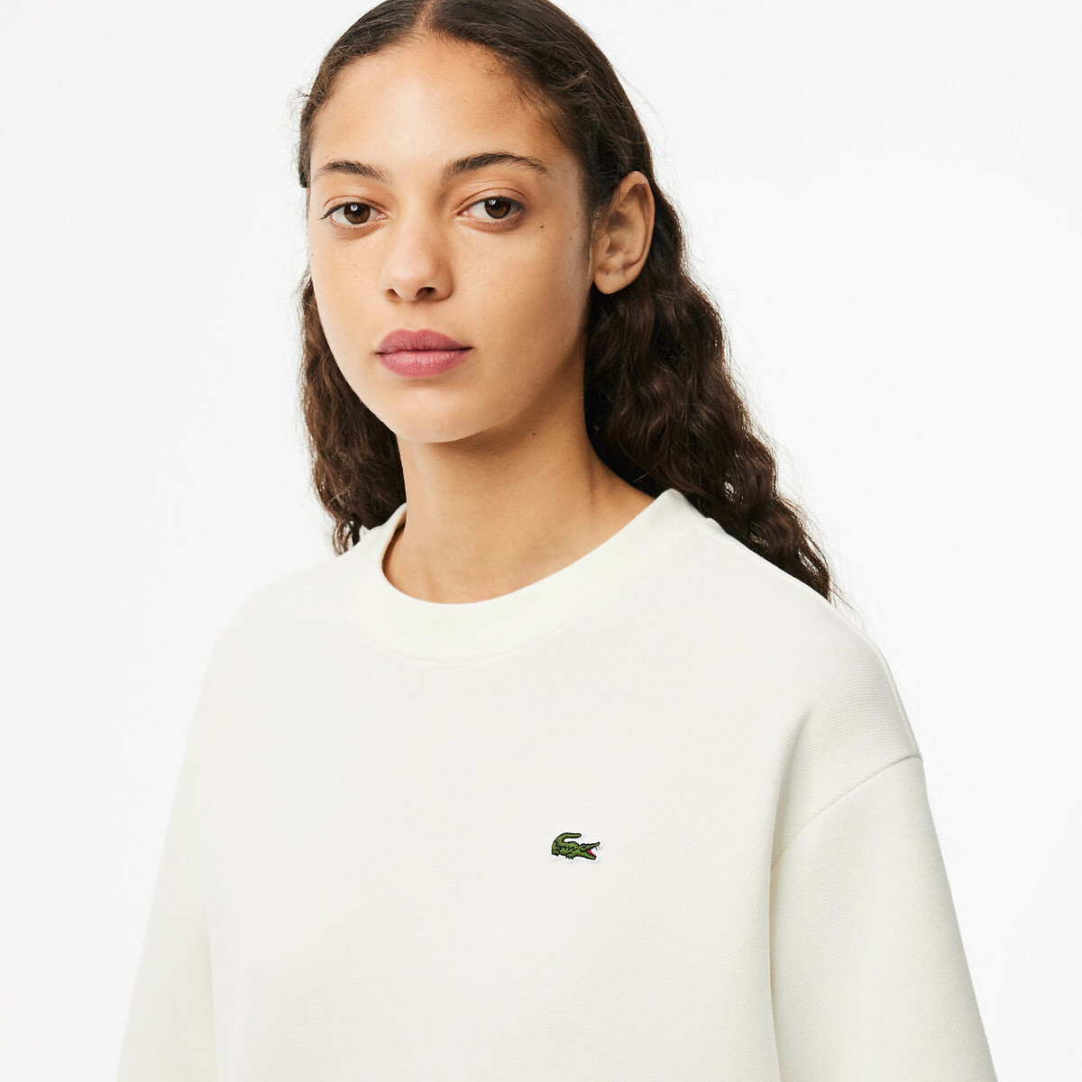 LACOSTE<br>Camiseta de manga curta com gola redonda