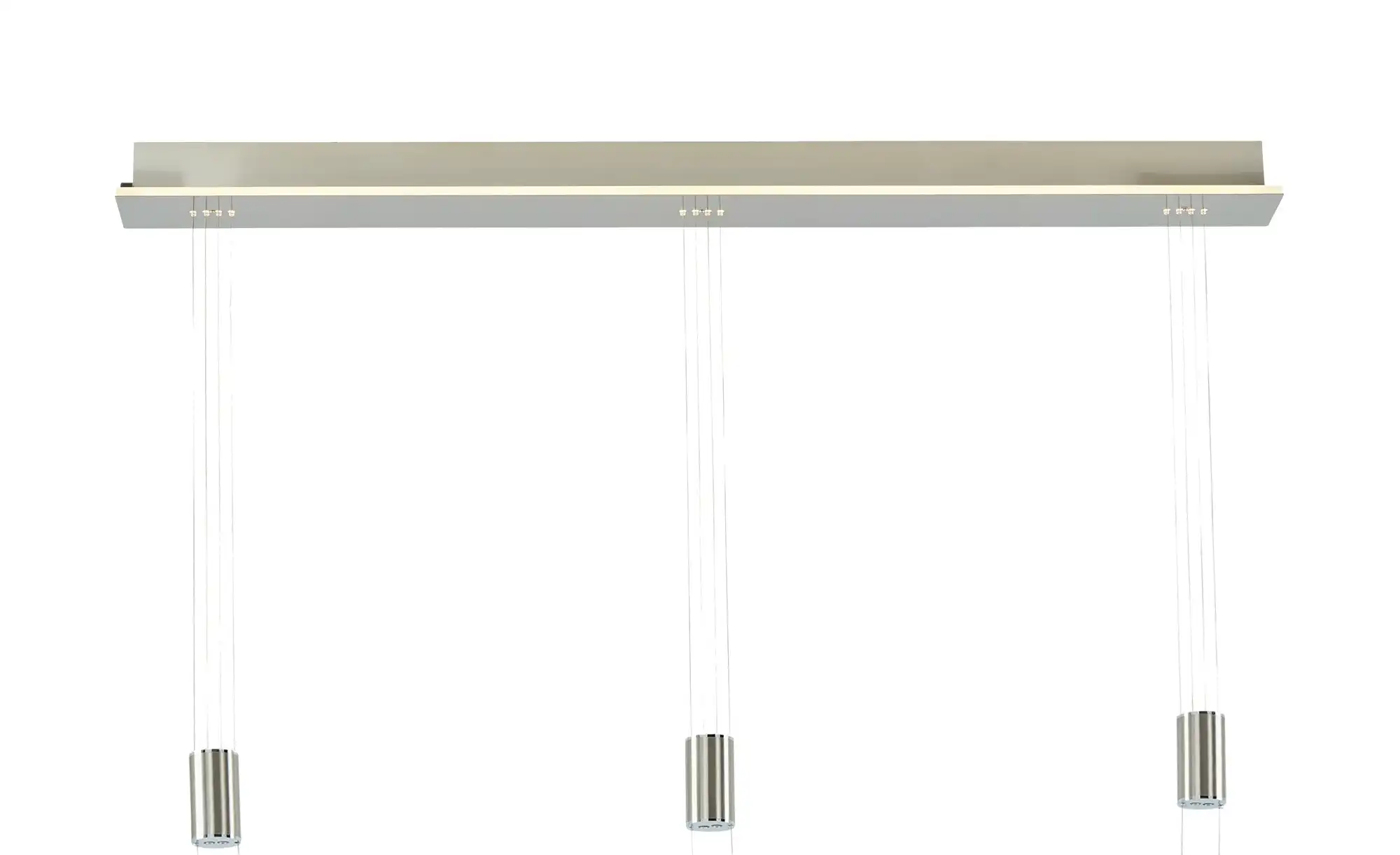 HELL-höllisch gutes Licht LED-Pendelleuchte, 3-flammig, Nickel-matt