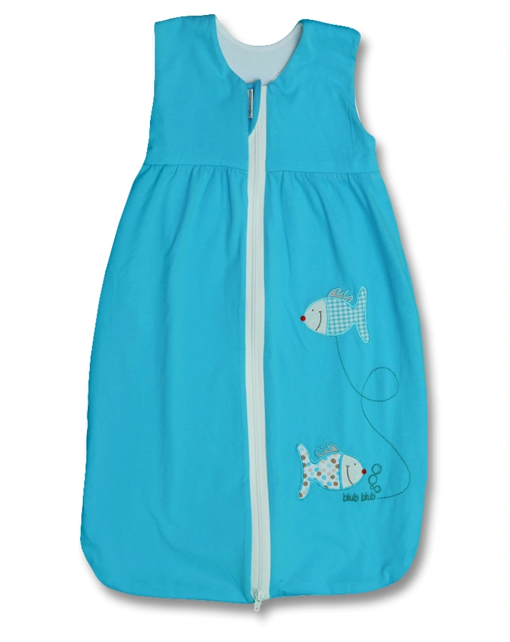 Jersey-Schlafsack ANNI COOL in aqua