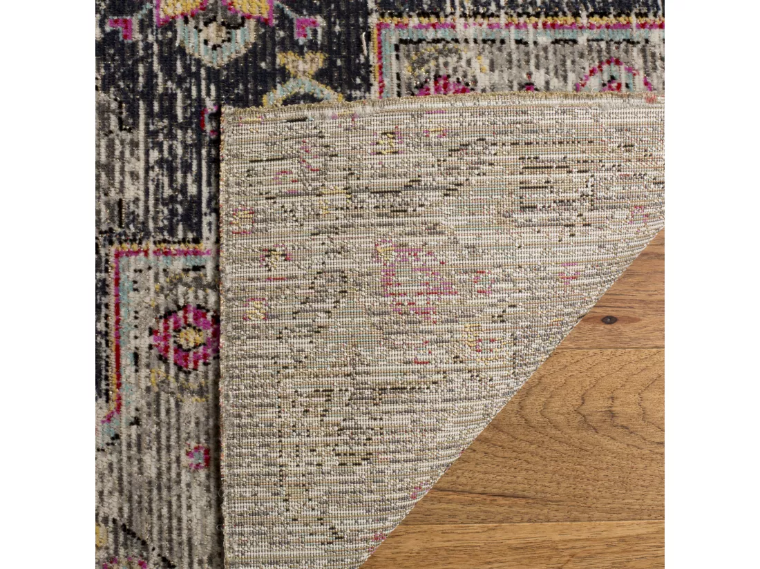 Tapis Black & Multi 69 X 244 cm - Annik