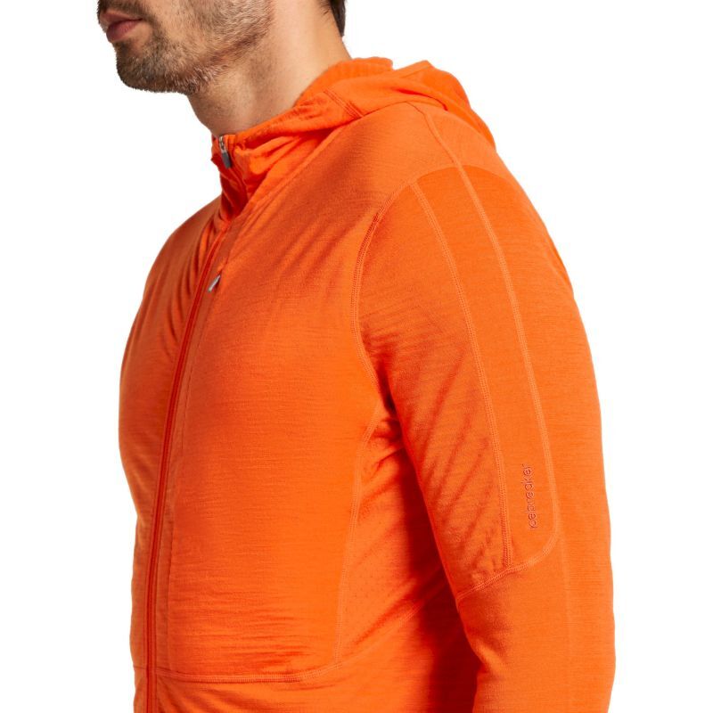 200 RealFleece Descender LS Zip Hoodie - Polaire en laine mérinos homme