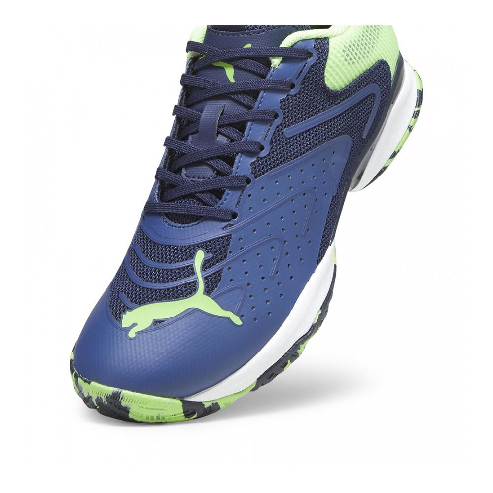 Puma SOLARATTACK RCT - Chaussures de padel Homme puma navy/fast yellow/puma white