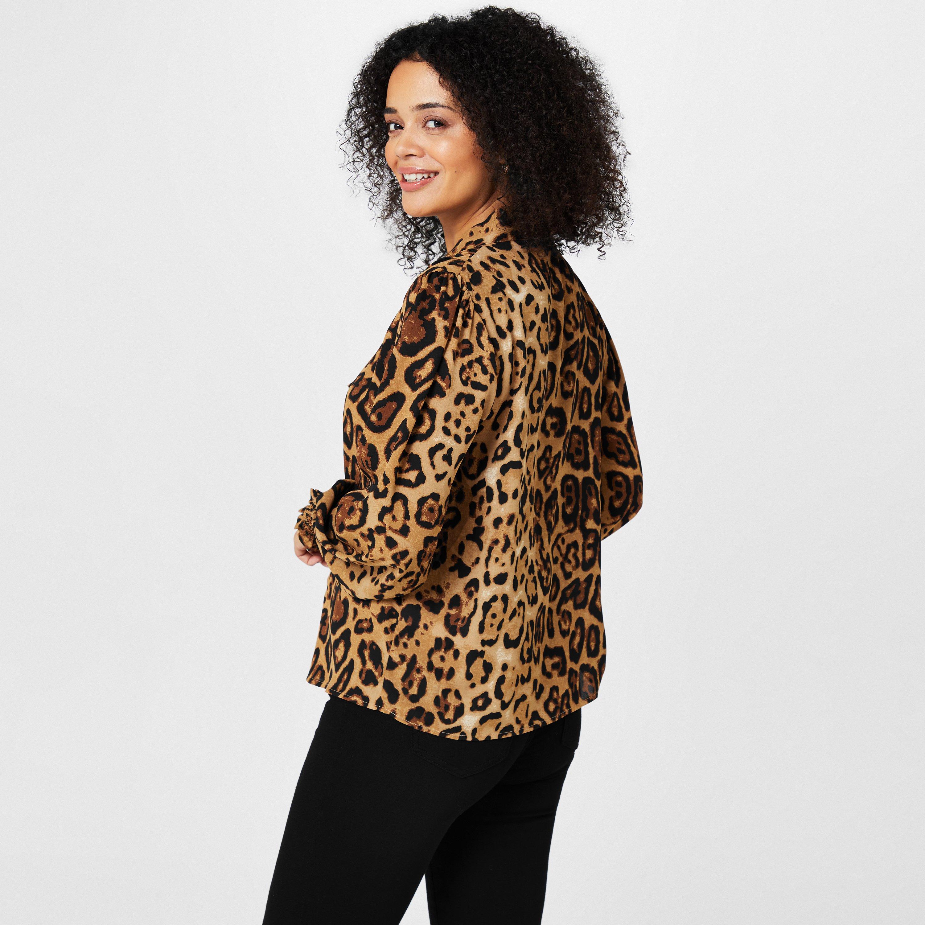 Biba Tie Neck Blouse