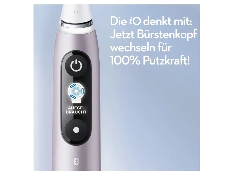 Braun Oral-B iO Series 9N, electric toothbrush (pink/white, Rose Quartz)