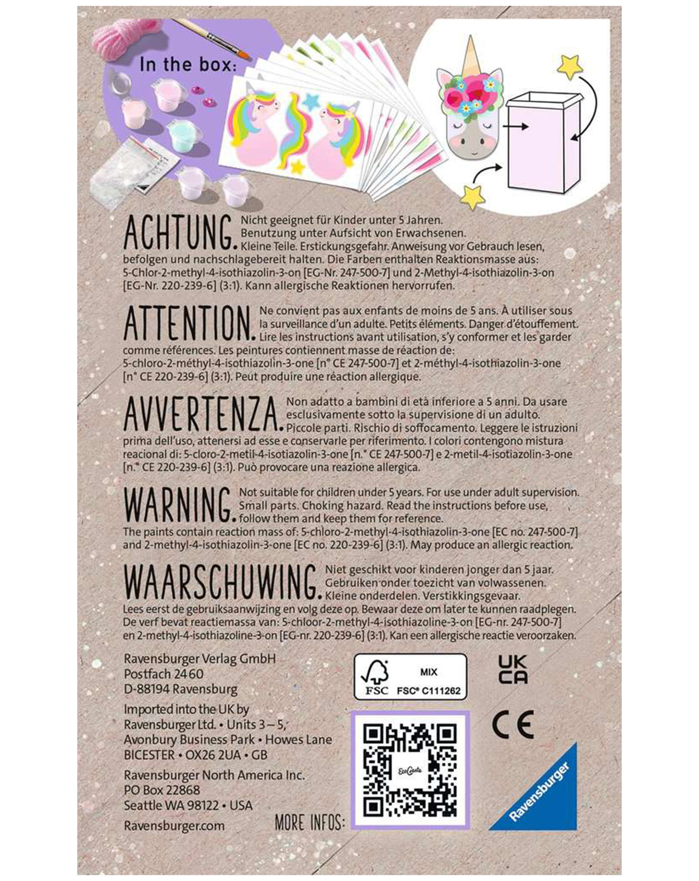 Kreativset ECO CREATE - UNICORN PARTY