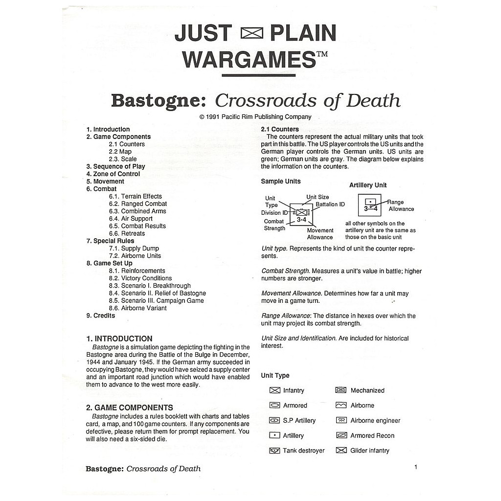 Bastogne: Crossroads of Death - Ziplock Edition
