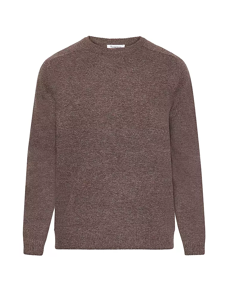 KNOWLEDGE COTTON APPAREL Pullover FIELD braun