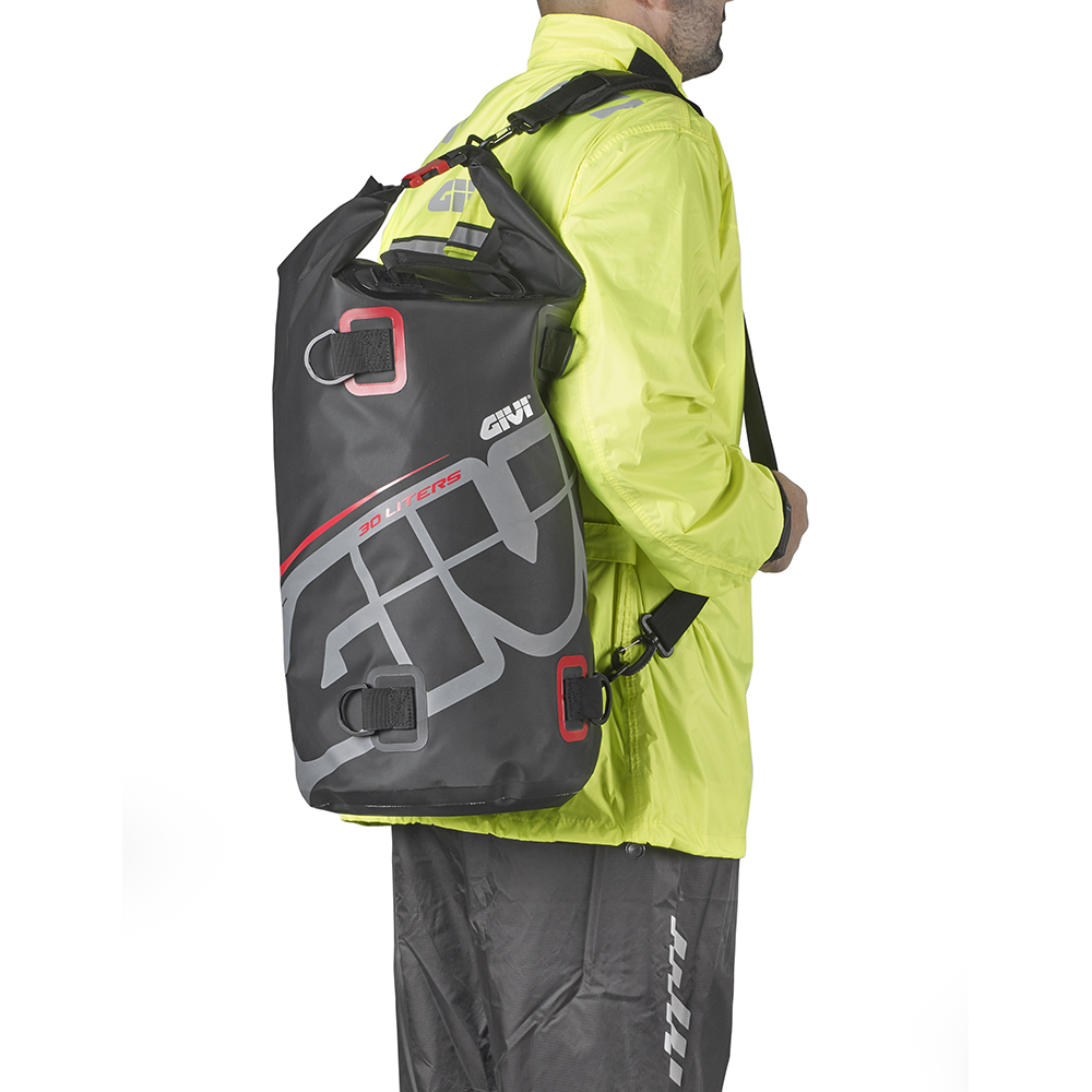 Givi - Sac rouleau étanche Easy-T EA114 Gris / Rouge