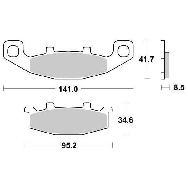 Sifam - Plaquettes de frein S1004AN