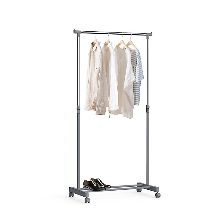 Portant simple avec étagère l. 84 x H. 160 cm