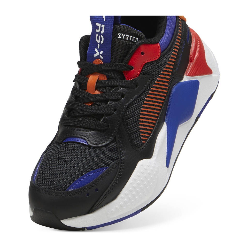Puma RS-X Geeksneakers zwart/kobaltblauw/oranje