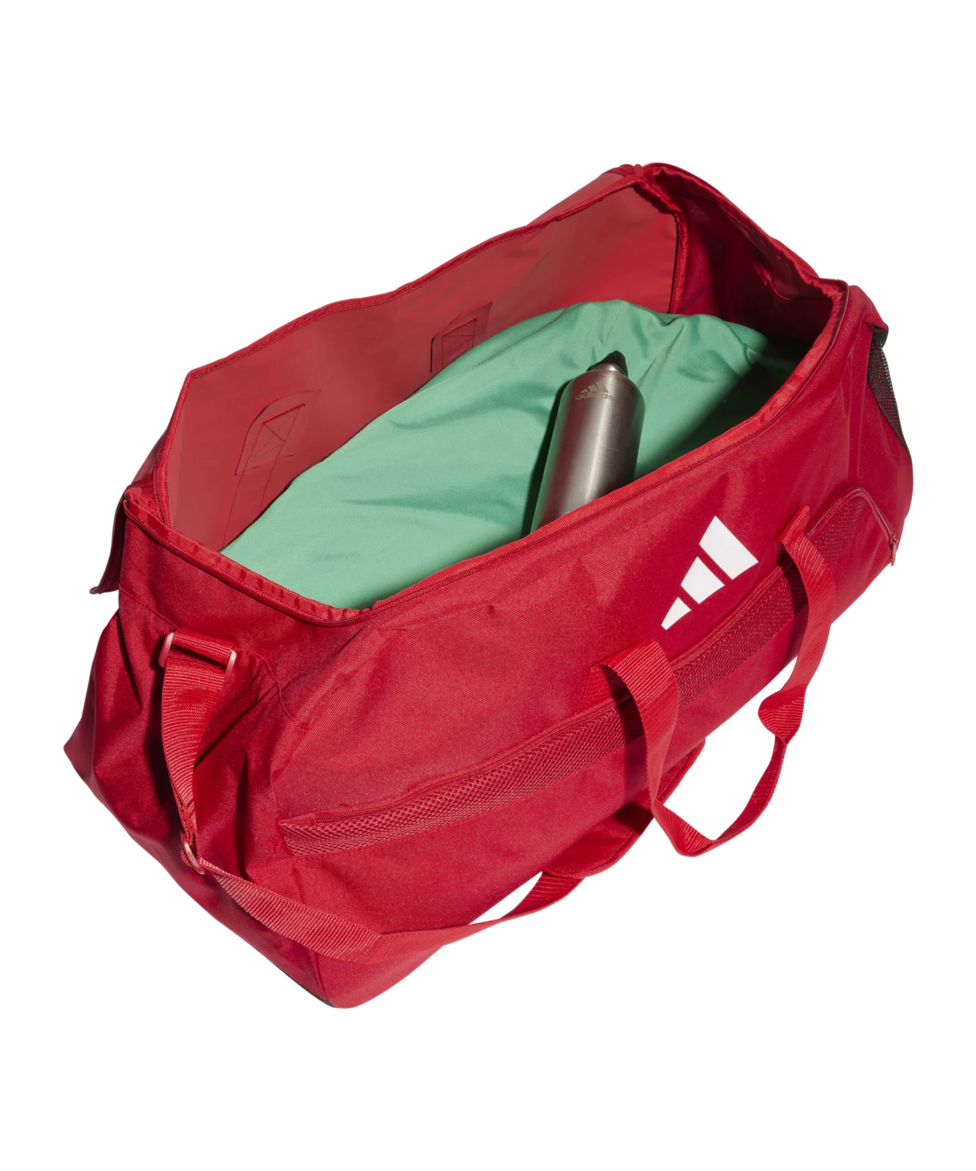 adidas Tiro League Duffel Bag Gr. L Rot Schwarz