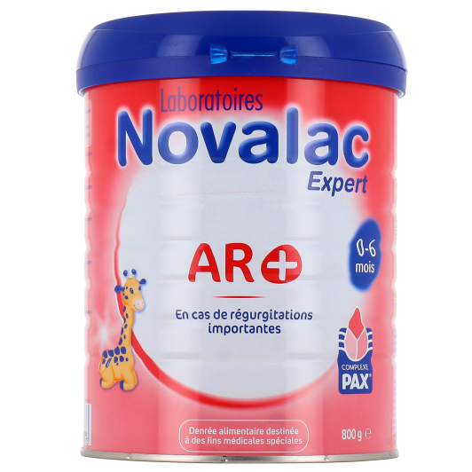 Novalac AR+ Lait anti régurgitations - Formule épaissie : RGO